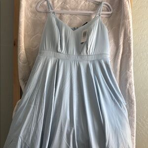 Torrid Skyway Satin Skater Dress